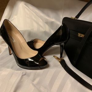 LK Bennett Patent Pumps